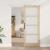 Ușă glisantă  cu set de hardware 83x211 cm lemn masiv de pin, Ușă de interior  cu sticlă 'ORKDAL'83x211x4 cm lemn masiv de pin GartenMobel Dekor