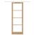 Ușa Glisantă  cu Set Hardware 83x232 cm Lemn Masiv Pin, Ușa Interioară  cu Sticlă 'ORKDAL'83x232x4 cm Lemn Masiv Pin GartenMobel Dekor