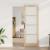 Ușa Glisantă  cu Set Hardware 83x232 cm Lemn Masiv Pin, Ușa Interioară  cu Sticlă 'ORKDAL'83x232x4 cm Lemn Masiv Pin GartenMobel Dekor