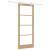 Ușa Glisantă  cu Set Hardware 86x211 cm Lemn Masiv de Pin, Ușa Interioară  cu Sticlă 'ORKDAL'86x211x4 cm Lemn Masiv de Pin GartenMobel Dekor