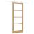 Ușa Glisantă  cu Set Hardware 86x211 cm Lemn Masiv de Pin, Ușa Interioară  cu Sticlă 'ORKDAL'86x211x4 cm Lemn Masiv de Pin GartenMobel Dekor