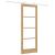 Ușă Glisantă  cu Set Hardware 78x202 cm Lemn Solid de Pin, Ușă Interioară  cu Sticlă 'ORKDAL'78x202x4 cm Lemn Solid de Pin GartenMobel Dekor