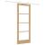 Ușă Glisantă  cu Set Hardware 78x202 cm Lemn Solid de Pin, Ușă Interioară  cu Sticlă 'ORKDAL'78x202x4 cm Lemn Solid de Pin GartenMobel Dekor