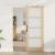 Ușă Glisantă  cu Set Hardware 78x202 cm Lemn Solid de Pin, Ușă Interioară  cu Sticlă 'ORKDAL'78x202x4 cm Lemn Solid de Pin GartenMobel Dekor