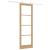 Set de uși glisante  cu set de accesorii 78x232 cm din lemn masiv de pin, Ușă de interior  cu sticlă 'ORKDAL'78x232x4 cm din lemn masiv de pin GartenMobel Dekor