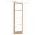 Set de uși glisante  cu set de accesorii 78x232 cm din lemn masiv de pin, Ușă de interior  cu sticlă 'ORKDAL'78x232x4 cm din lemn masiv de pin GartenMobel Dekor