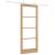 Set Ușă Glisantă cu Hardware 83x202 cm Lemn Masiv Pin, Ușă Interioară cu Sticlă 'ORKDAL'83x202x4 cm Lemn Masiv Pin GartenMobel Dekor