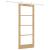 Set Ușă Glisantă cu Hardware 83x202 cm Lemn Masiv Pin, Ușă Interioară cu Sticlă 'ORKDAL'83x202x4 cm Lemn Masiv Pin GartenMobel Dekor