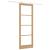 Set Ușă Glisantă cu Hardware 83x232 cm Lemn Masiv Pin, Ușă Interioară cu Sticlă 'ORKDAL'83x232x4 cm Lemn Masiv Pin GartenMobel Dekor