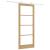 Ușă glisantă  cu set de accesorii 86x211 cm din lemn masiv de pin, Ușă interioară  cu sticlă 'ORKDAL'86x211x4 cm din lemn masiv de pin GartenMobel Dekor