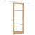 Ușă glisantă  cu set de accesorii 86x211 cm din lemn masiv de pin, Ușă interioară  cu sticlă 'ORKDAL'86x211x4 cm din lemn masiv de pin GartenMobel Dekor