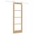 Ușă glisantă  cu set de accesorii 73,5x211 cm din lemn masiv de pin, Ușă interioară  cu sticlă 'ORKDAL'73,5x211x4 cm din lemn masiv de pin GartenMobel Dekor