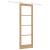 Ușă glisantă  cu set de accesorii 73,5x211 cm din lemn masiv de pin, Ușă interioară  cu sticlă 'ORKDAL'73,5x211x4 cm din lemn masiv de pin GartenMobel Dekor