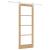 Set de uși glisante  cu set de accesorii 78x202 cm lemn solid din pin, Ușă interioară  cu sticlă 'ORKDAL'78x202x4 cm lemn solid din pin GartenMobel Dekor