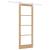 Set Ușă Glisantă  cu Accesorii 78x211 cm Lemn Masiv din Pin, Ușă Interioară  cu Sticlă 'ORKDAL'78x211x4 cm Lemn Masiv din Pin GartenMobel Dekor