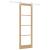 Ușă glisantă  cu kit hardware 78x232 cm Lemn masiv Pin, Ușă interioară  cu sticlă 'ORKDAL'78x232x4 cm Lemn masiv Pin GartenMobel Dekor