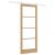 Ușă glisantă  cu set de hardware 83x211 cm din lemn solid de pin, Ușă interioară  cu sticlă 'ORKDAL'83x211x4 cm din lemn solid de pin GartenMobel Dekor