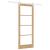 Ușă glisantă  cu set de hardware 83x211 cm din lemn solid de pin, Ușă interioară  cu sticlă 'ORKDAL'83x211x4 cm din lemn solid de pin GartenMobel Dekor