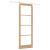 Set de ușă glisantă  cu hardware 83x232 cm din lemn masiv din pin, Ușă interioară  cu sticlă "ORKDAL" 83x232x4 cm din lemn masiv din pin GartenMobel Dekor