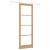Set de ușă glisantă  cu hardware 83x232 cm din lemn masiv din pin, Ușă interioară  cu sticlă "ORKDAL" 83x232x4 cm din lemn masiv din pin GartenMobel Dekor
