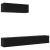 Set dulap TV cu 3 piese montat pe perete din stejar negru, lemn prelucrat GartenMobel Dekor