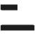 Set dulap TV cu 3 piese montat pe perete din stejar negru, lemn prelucrat GartenMobel Dekor