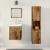 Set mobilier baie 3 piese lemn vechi GartenMobel Dekor