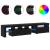 Cabinete TV 2 piese cu Lumini LED din Stejar Negru și Lemn Ingineresc,  Stand TV din Stejar Negru cu Lumini LED, 60x35x40 cm, Fabricat din Lemn Ingineresc GartenMobel Dekor
