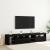 Cabinete TV 2 piese cu Lumini LED din Stejar Negru și Lemn Ingineresc,  Stand TV din Stejar Negru cu Lumini LED, 60x35x40 cm, Fabricat din Lemn Ingineresc GartenMobel Dekor