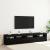 Cabinete TV 2 buc cu lumini LED din lemn ingineresc de stejar negru,  Suport TV cu lumini LED - Stejar Negru, 90x35x40 cm, fabricat din lemn ingineresc GartenMobel Dekor