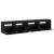 Cabinete TV 2 buc cu lumini LED din lemn ingineresc de stejar negru,  Suport TV cu lumini LED - Stejar Negru, 90x35x40 cm, fabricat din lemn ingineresc GartenMobel Dekor