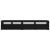 Cabinete TV 2 buc cu lumini LED din lemn ingineresc de stejar negru,  Suport TV cu lumini LED - Stejar Negru, 90x35x40 cm, fabricat din lemn ingineresc GartenMobel Dekor