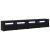 Set Cabinet TV  3 Piese cu Luminile LED Stejar Negru Lemn Stratificat, Cabinete TV  2 piese cu Luminile LED Stejar Negru 60x35x40 cm Lemn Stratificat GartenMobel Dekor