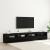Set Cabinet TV  3 Piese cu Luminile LED Stejar Negru Lemn Stratificat, Cabinete TV  2 piese cu Luminile LED Stejar Negru 60x35x40 cm Lemn Stratificat GartenMobel Dekor
