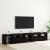 Cabinete TV  2 pcs cu LED-uri Stejar Negru Lemn Ingineresc, Suport TV  cu LED-uri - Stejar Negru, 90x35x40 cm, făcut din lemn ingineresc GartenMobel Dekor