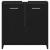 Set mobile baie  4 piese Stejar Negru Lemn prelucrat, Dulap de Baie  Stejar Negru 60x33x80 cm Fabricat din Lemn Prelucrat GartenMobel Dekor