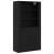 Highboard din stejar negru din lemn stratificat GartenMobel Dekor