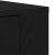 Highboard din stejar negru din lemn stratificat GartenMobel Dekor