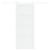 Ușă glisantă  cu set de accesorii Albă 83x202 cm din lemn solid de pin, Ușă Interioară  'ORKDAL'Albă 83x202x4 cm din lemn solid de pin GartenMobel Dekor