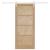 Ușă Glisantă  cu Set de Accesorii 86x198.5 cm Lemn Masiv de Pin, Ușă Interioară  'ORKDAL'86x198.5x4 cm Lemn Masiv de Pin GartenMobel Dekor