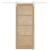 Ușă Glisantă  cu Set de Accesorii 86x211 cm Lemn Masiv de Pin, Ușă Interioară  ‘ORKDAL’ 86x211x4 cm Lemn Masiv de Pin GartenMobel Dekor