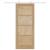 Ușă glisantă  cu set de accesorii 83x202 cm lemn masiv de pin, Ușă interioară  'ORKDAL'83x202x4 cm lemn masiv de pin GartenMobel Dekor