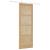 Ușa glisantă  cu kit de accesorii 83x232 cm din lemn masiv de pin, Ușa interioară  'ORKDAL'83x232x4 cm din lemn masiv de pin GartenMobel Dekor