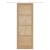 Ușa glisantă  cu kit de accesorii 83x232 cm din lemn masiv de pin, Ușa interioară  'ORKDAL'83x232x4 cm din lemn masiv de pin GartenMobel Dekor