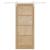 Ușă glisantă  cu set de hardware 83x202 cm din lemn masiv de pin, Ușă interioară  'ORKDAL'83x202x4 cm din lemn masiv de pin GartenMobel Dekor
