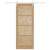 Ușă Glisantă  cu Set de Accesorii 83x211 cm Lemn de Pin Masiv, Ușă Interioară  "ORKDAL" 83x211x4 cm Lemn de Pin Masiv GartenMobel Dekor