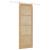 Ușa glisantă  cu set de hardware 83x232 cm Lemn masiv de pin, Ușa interioară  'ORKDAL'83x232x4 cm Lemn masiv de pin GartenMobel Dekor
