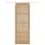 Ușa glisantă  cu set de hardware 83x232 cm Lemn masiv de pin, Ușa interioară  'ORKDAL'83x232x4 cm Lemn masiv de pin GartenMobel Dekor