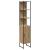 Cabinet baie Stejar artizanal 33x33x185.5 cm Lemn prelucrat GartenMobel Dekor