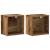 Raft flotant 2 buc Lemn vechi 40x28.5x40 cm Lemn prelucrat,  Dulapuri cu lumini LED 2 buc Lemn vechi 40x30x30 cm,  Dulapuri TV cu lumini LED 2 buc Lemn vechi 80x30x30 cm GartenMobel Dekor